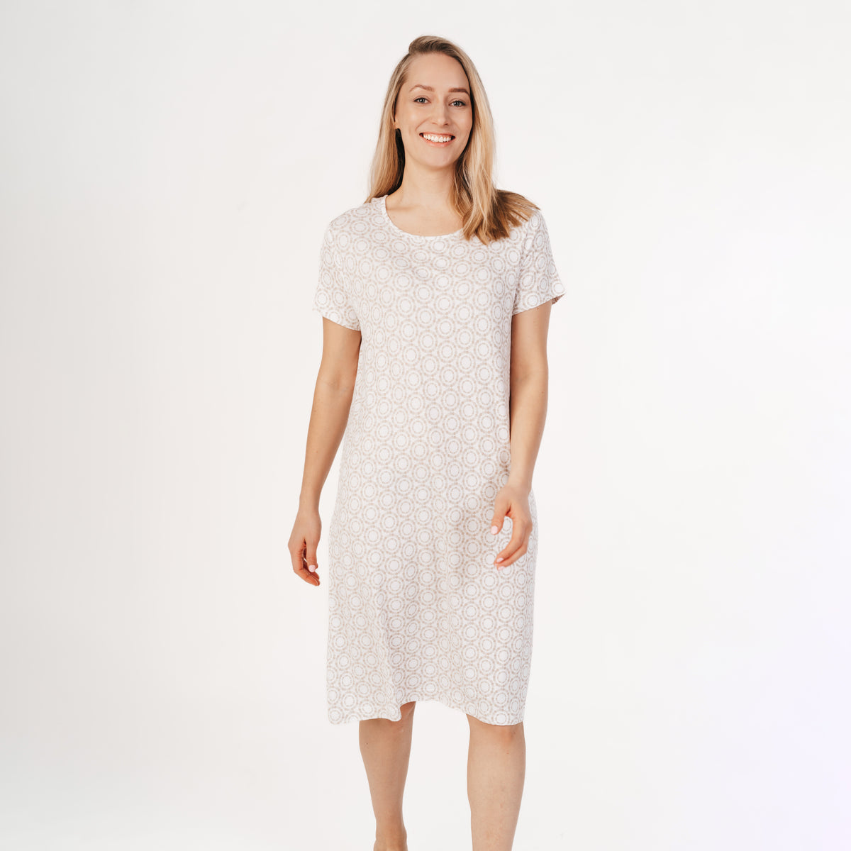 Helmi nightgown, white