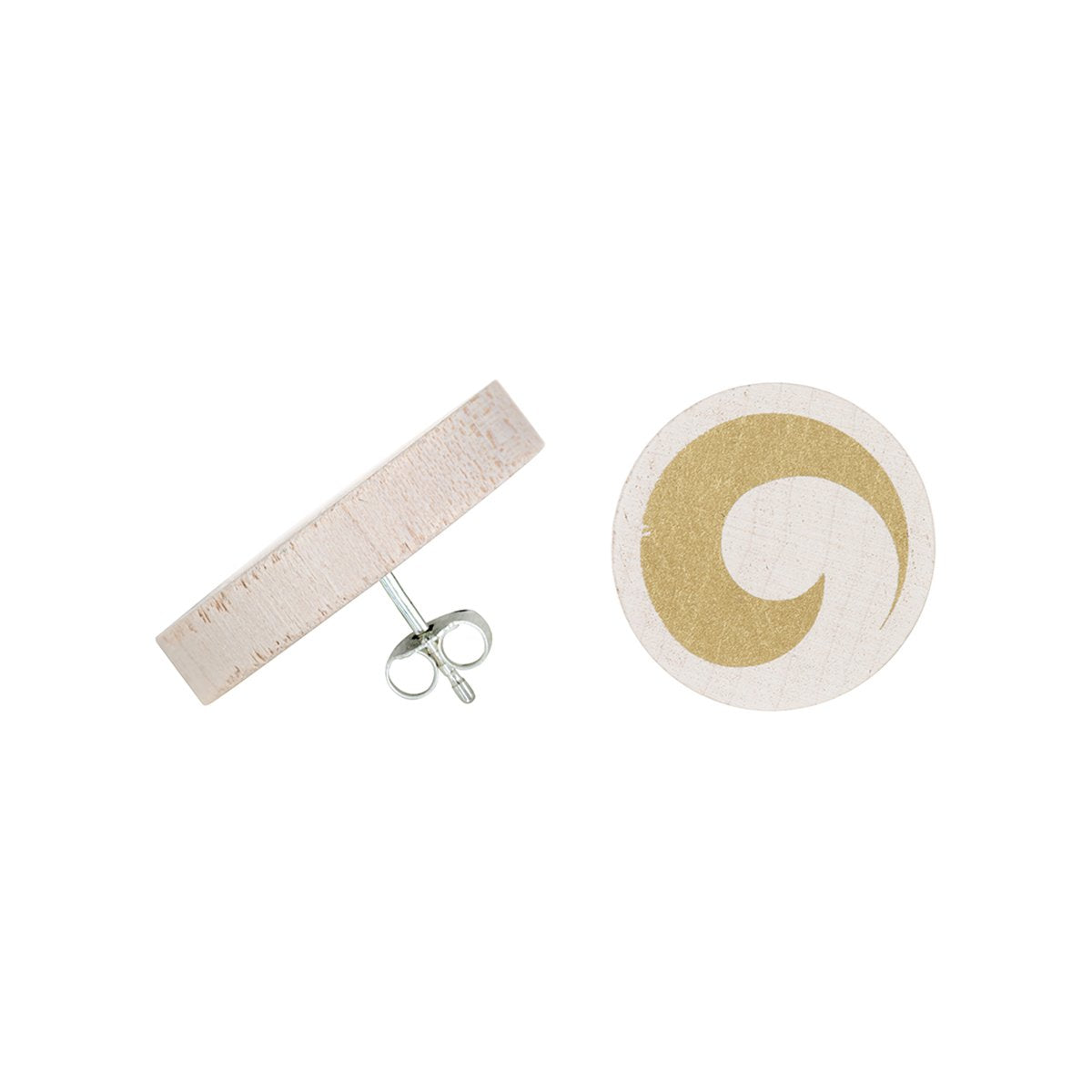 Freda earrings, beige