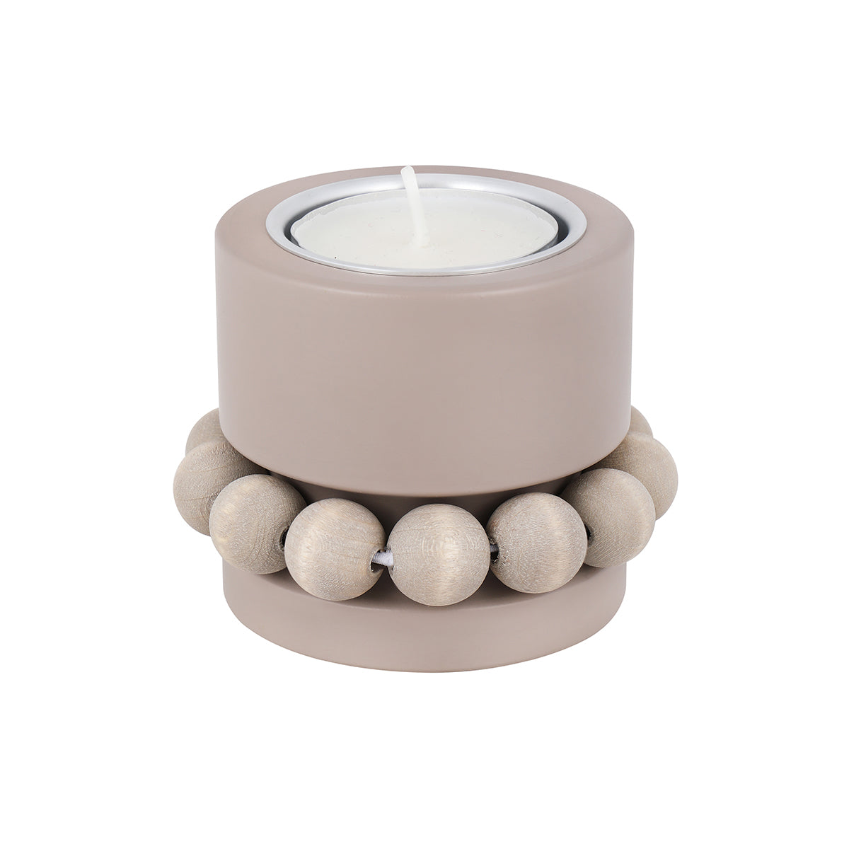 Prinsessa candleholder, wool brown