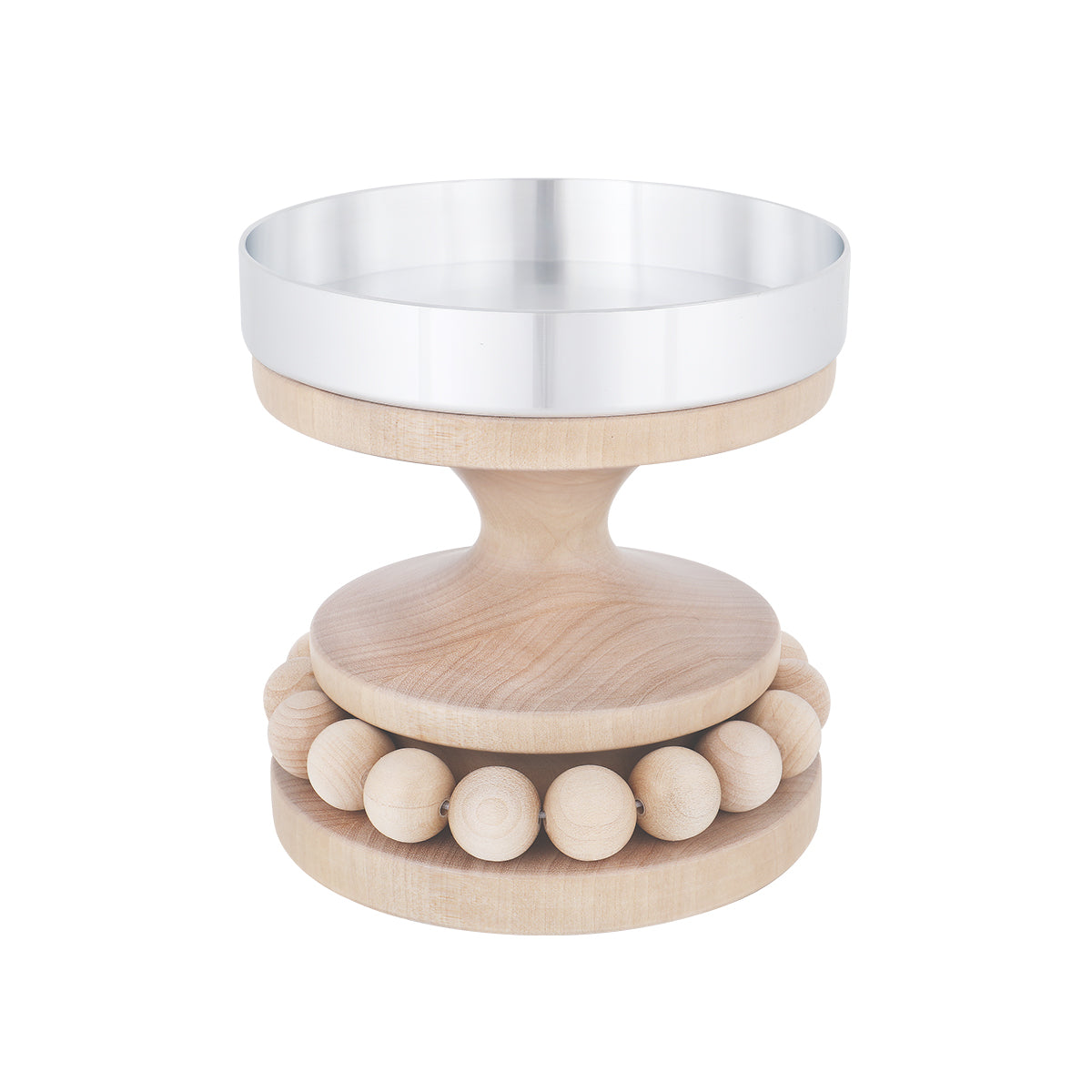 Ruustinna candleholder, varnished wood