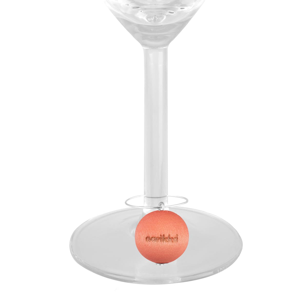 Pom pom Wine glass markers, 6 pcs