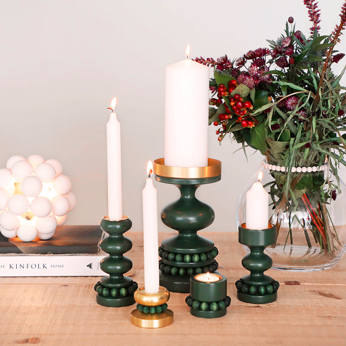 Miniprinssi candleholder, gold
