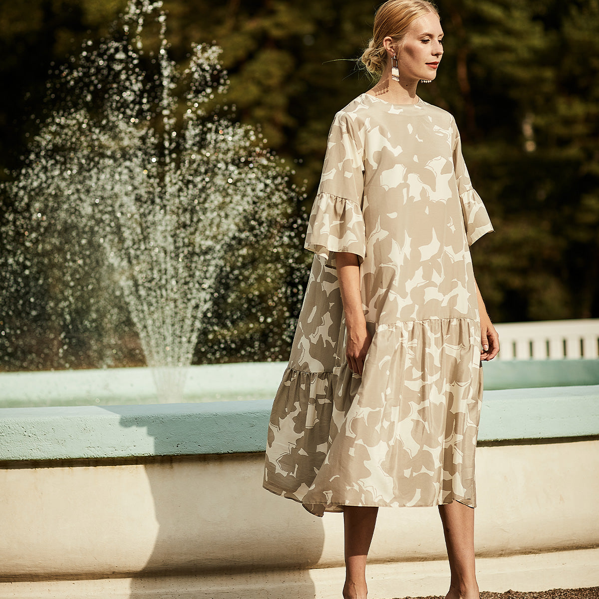 Taika dress, beige