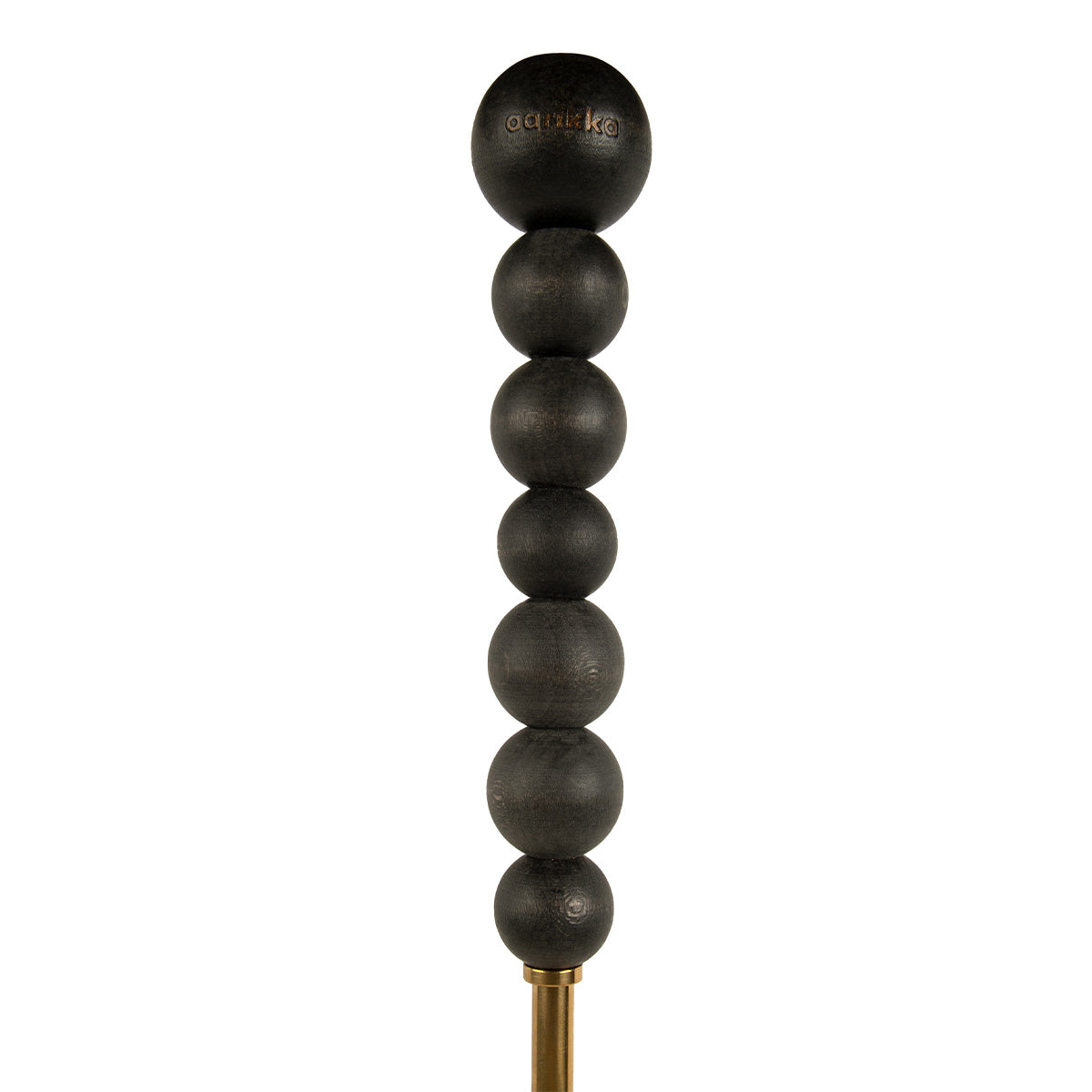 Nuppu sauna ladle, gold and black