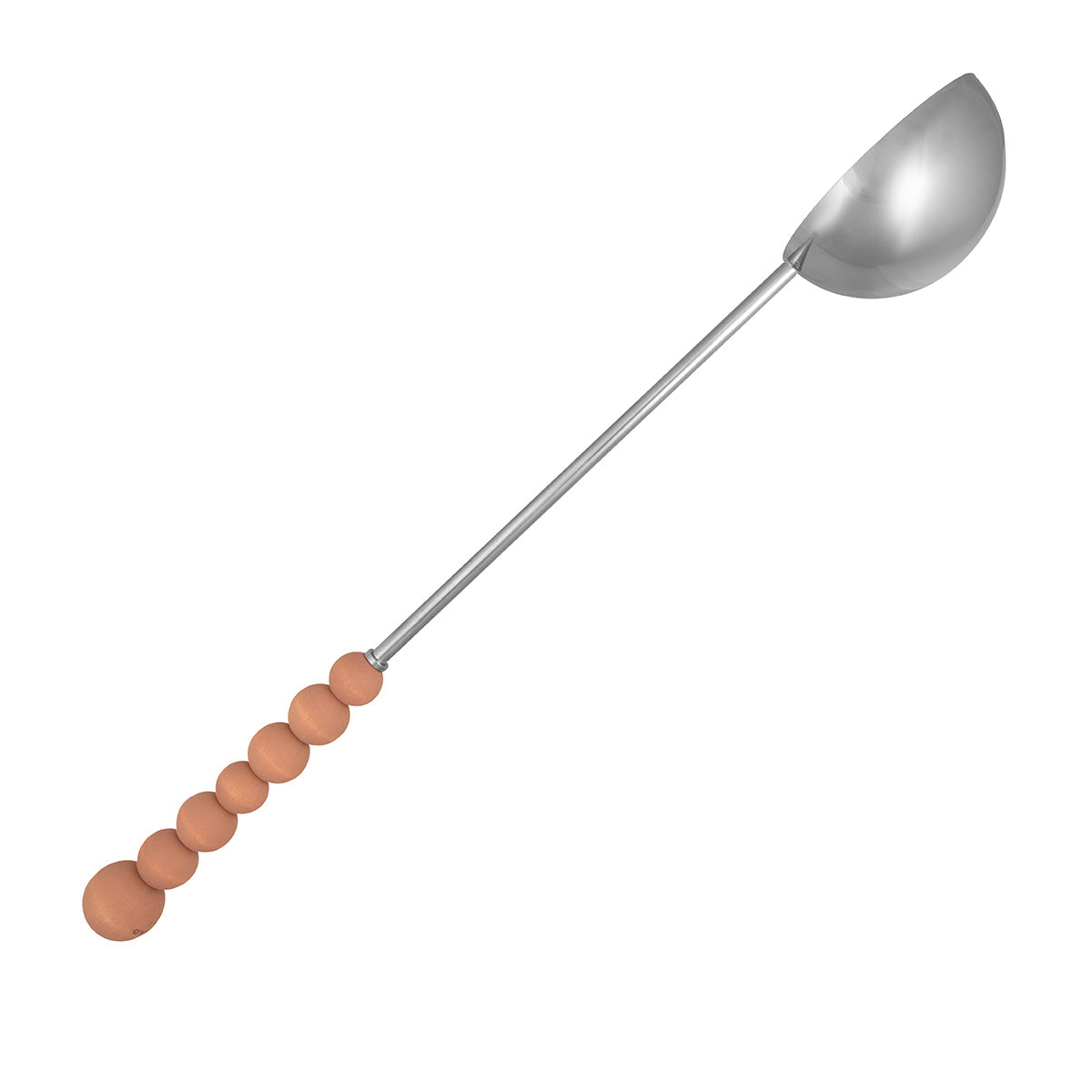 Nuppu sauna ladle, silver and pink
