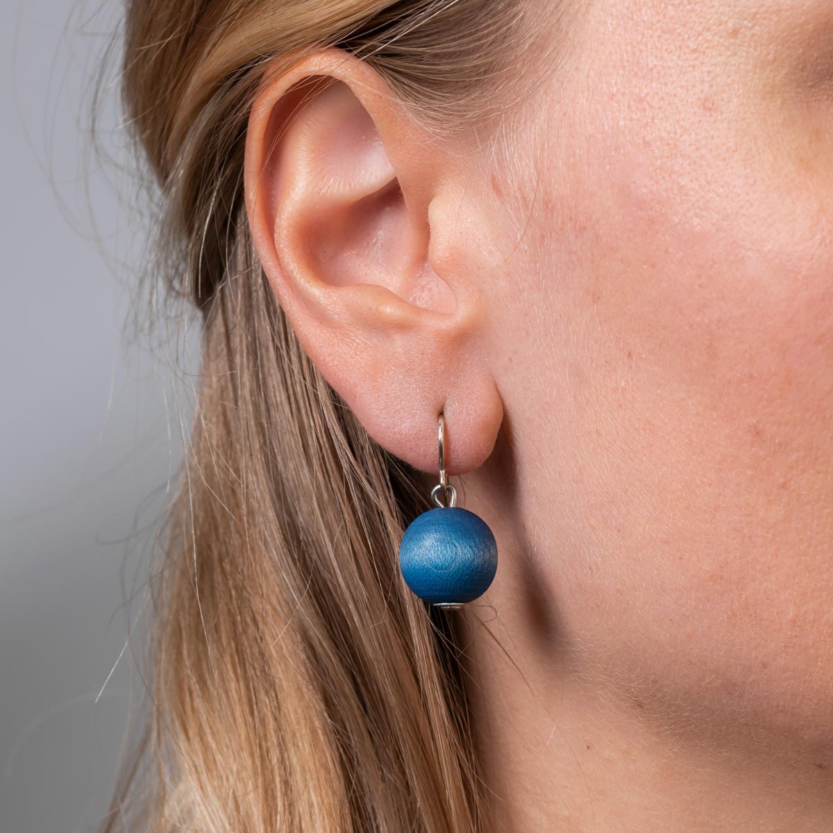 Karpalo earrings, blue