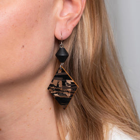 Tallinna earrings, black