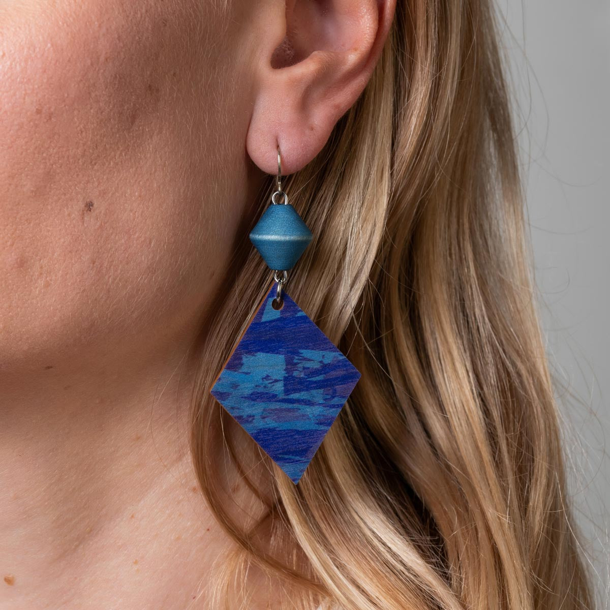 Tallinna earrings, blue