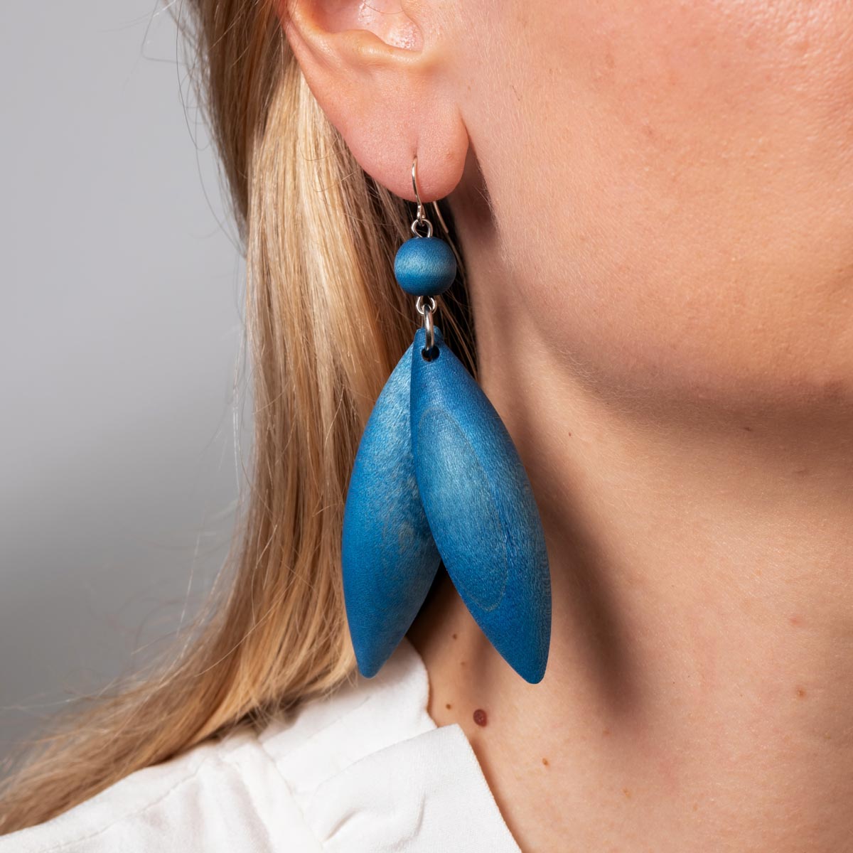 Jalava earrings, blue