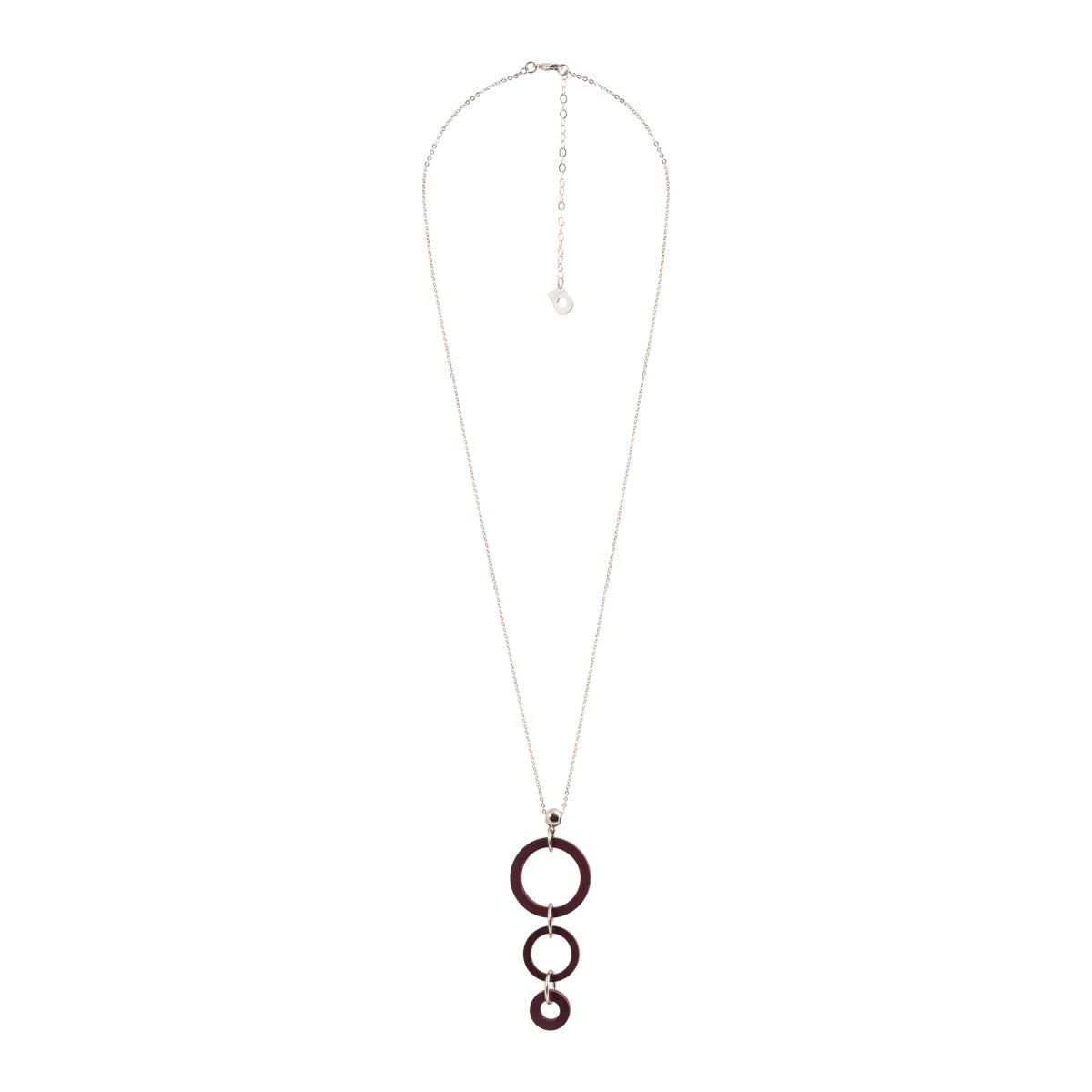 Järviruoko pendant, plum red