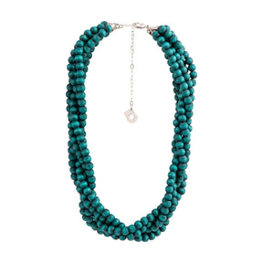 Elisabeth necklace, dark turquoise
