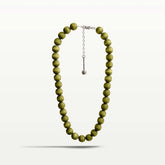 Aito necklace, khaki green