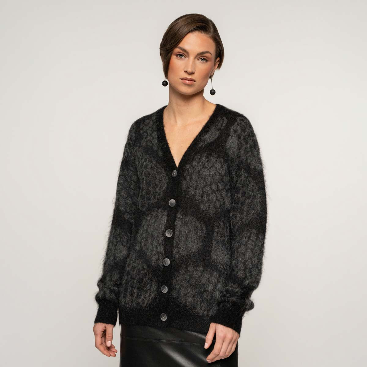 Iiris cardigan, Pässi, black