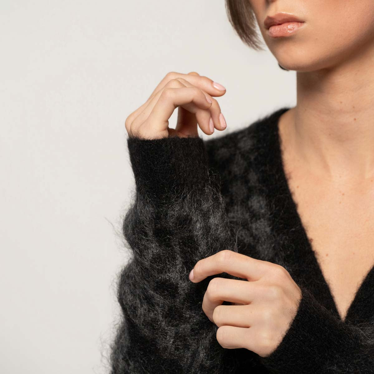 Iiris cardigan, Pässi, black