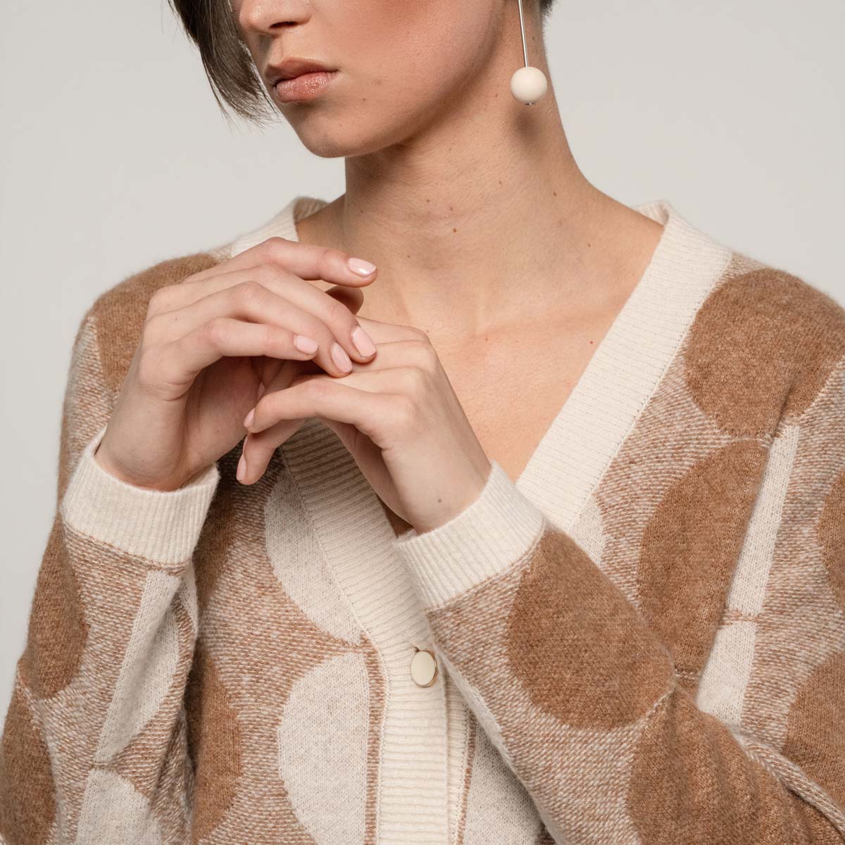 Sinna cardigan, Gleam, beige