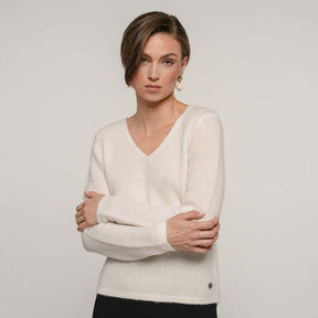 Senora jumper, natural white