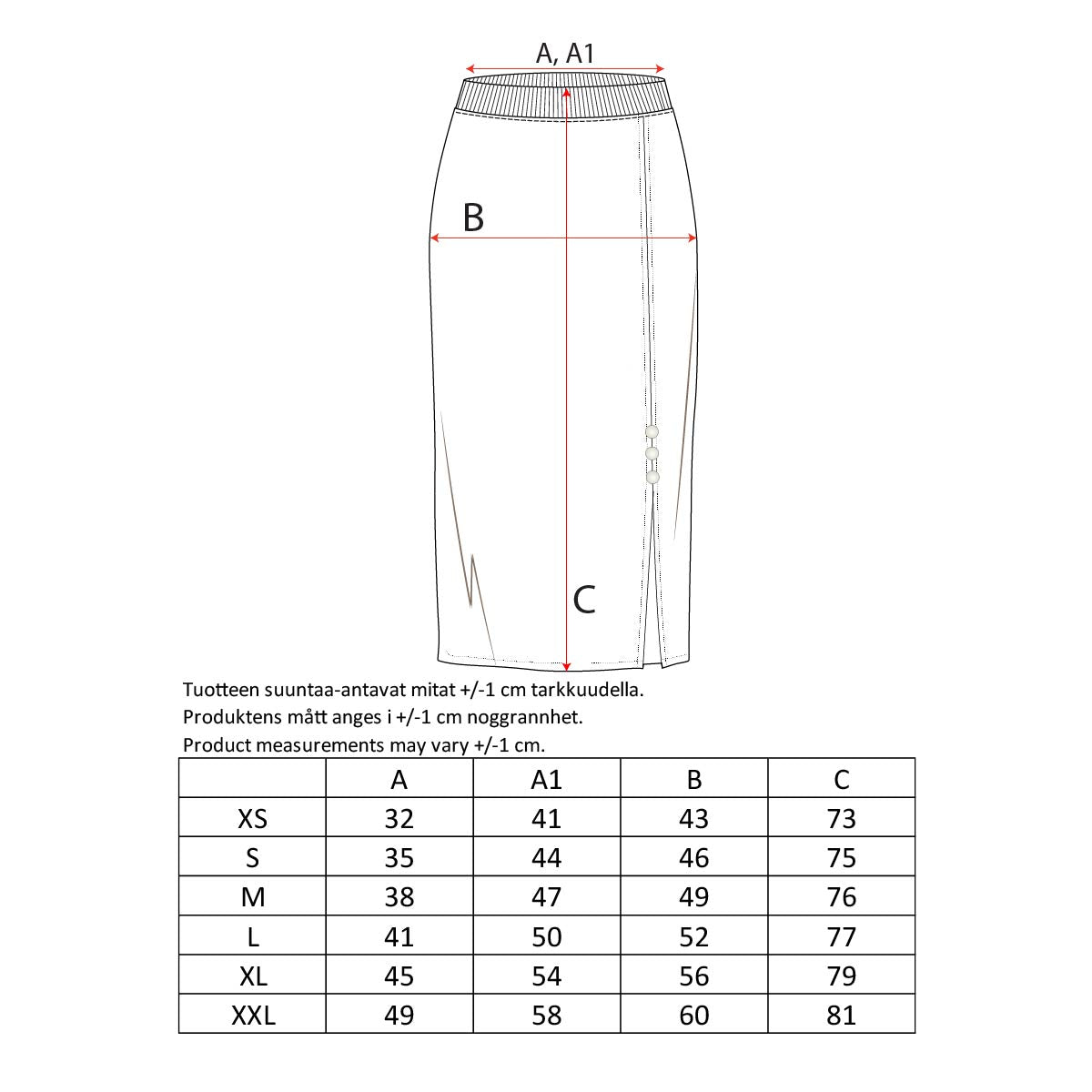 Alessia knit skirt, beige