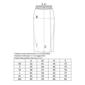 Alessia knit skirt, black