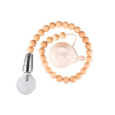 Reitti ceiling lamp, varnished wood
