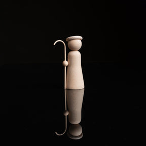 Joosef, 13 cm, varnished wood