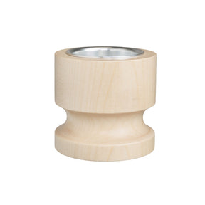 Furstinna candleholder, varnished wood
