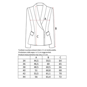 Dakota blazer, Sire, cream