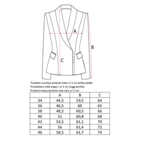 Dakota blazer, Sire, dark blue