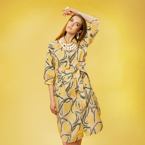 Nini shirt dress, Maura, beige