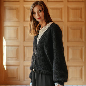 Saimi cardigan, black