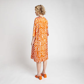 Varpu dress, Kaari, copper
