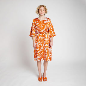Varpu dress, Kaari, copper