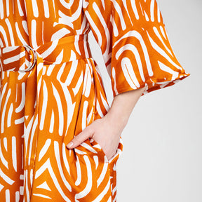 Varpu dress, Kaari, copper
