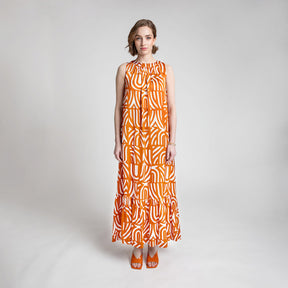 Merili dress, Kaari, copper