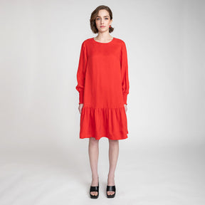 Verla dress, red