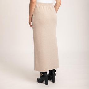 Hymy knit skirt, beige