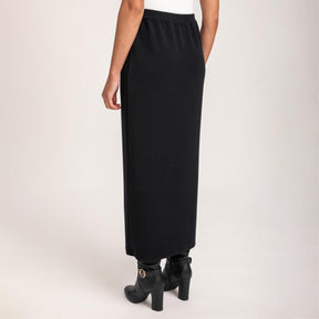 Hymy knit skirt, black