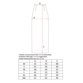 Fiia skirt, jersey, dark copper