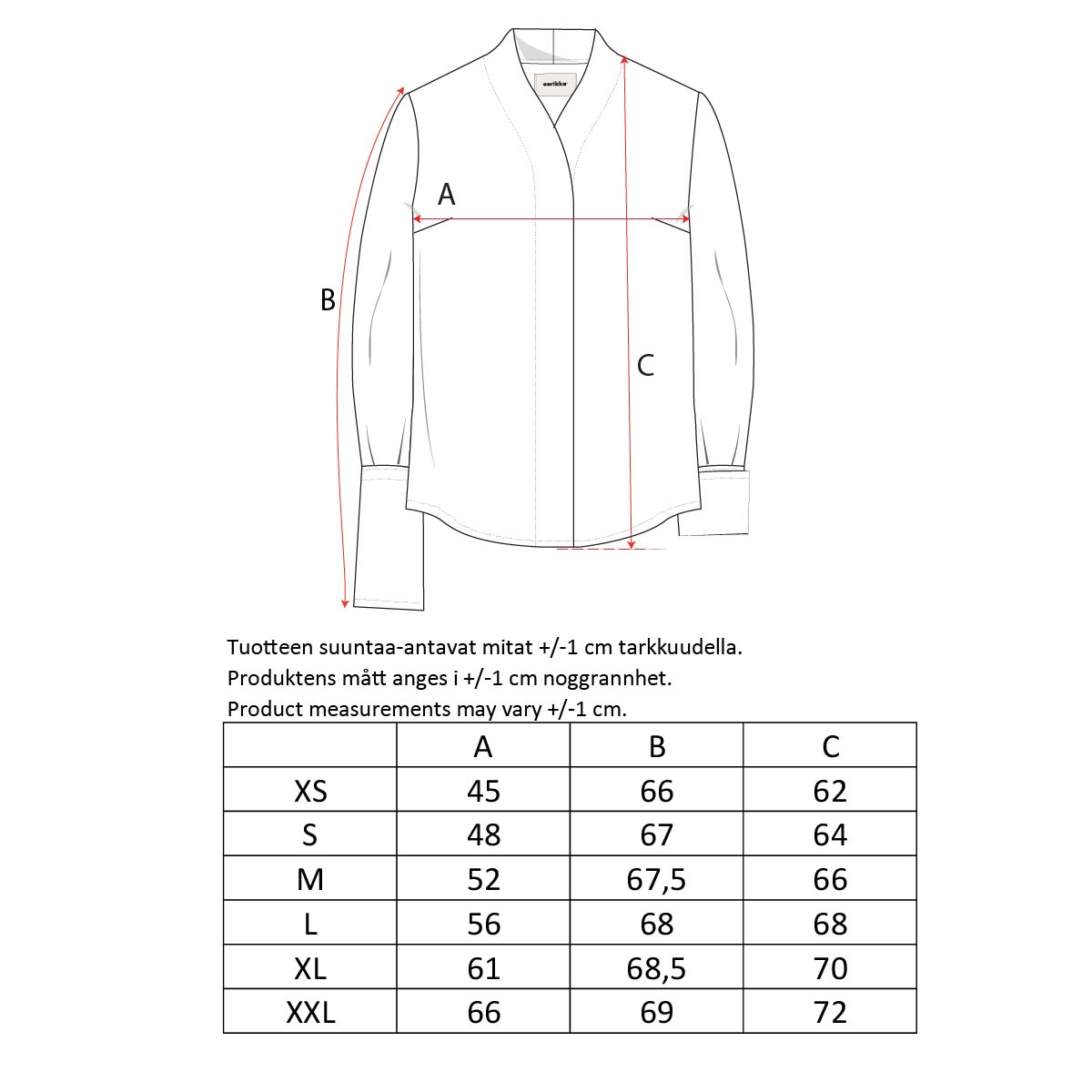 Gisele blouse, light blue