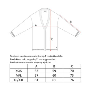 Iiris cardigan, Pässi, black
