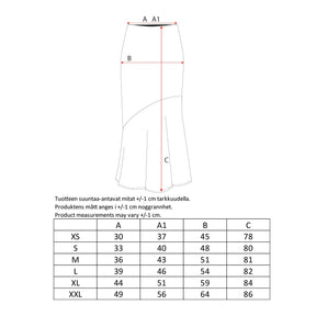 Kelly skirt, satin, brown