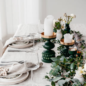 Prinssi candleholder, moss green