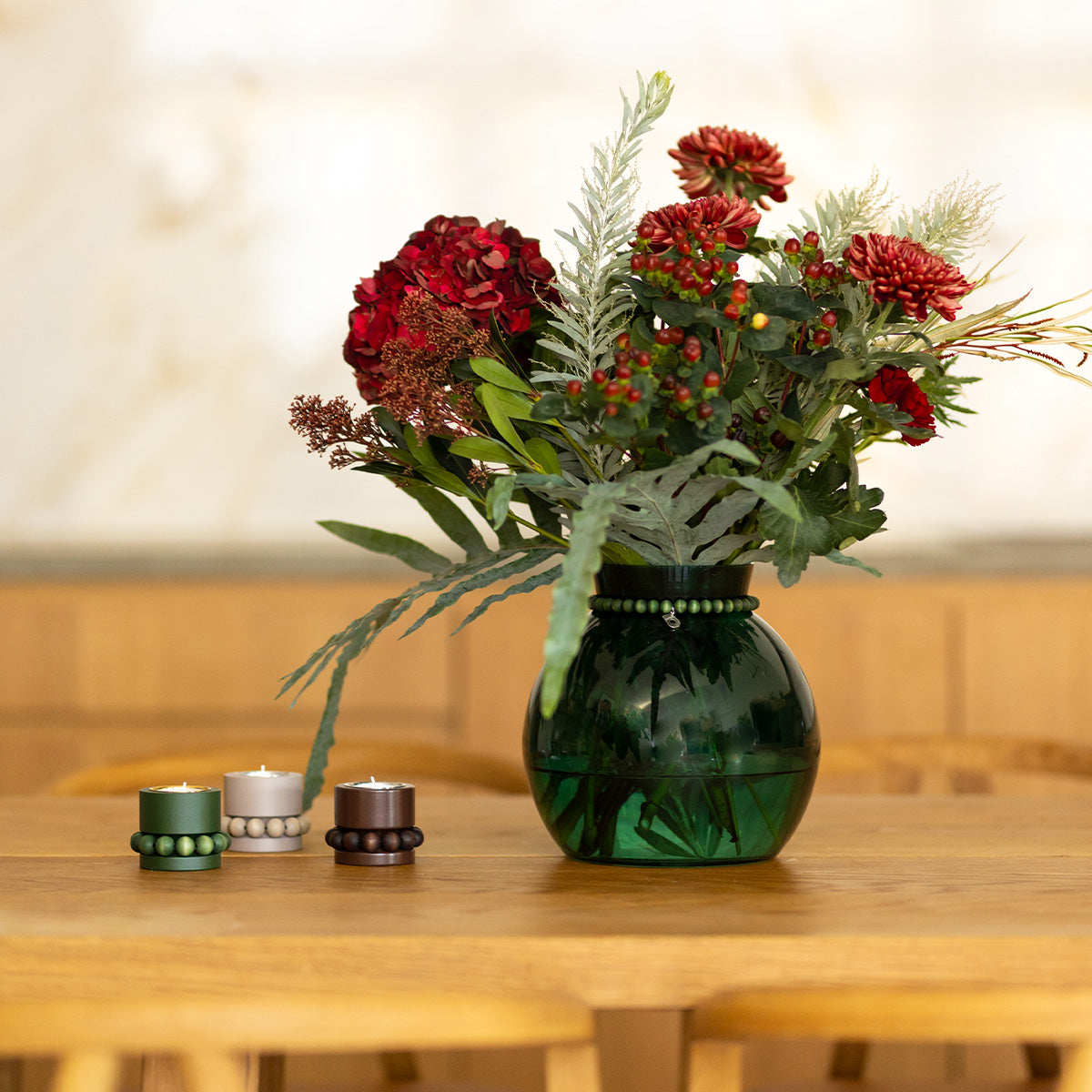 Kupla vase, 22 cm, green