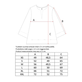 Paju blouse, Kuori, dark blue