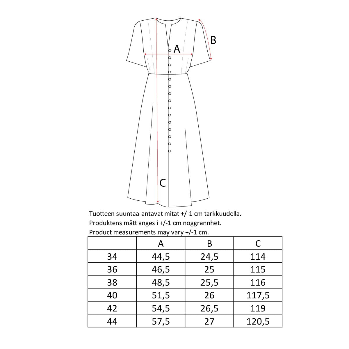 Rianna dress, Sire, dark blue