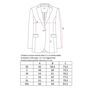 Sola blazer, light blue