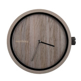 Aikapuu clock face, large, dark brown