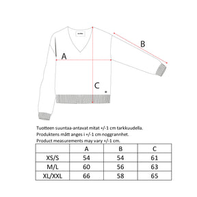Pinja sweater, melange grey