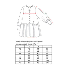 Miliina dress, Tuovi, red