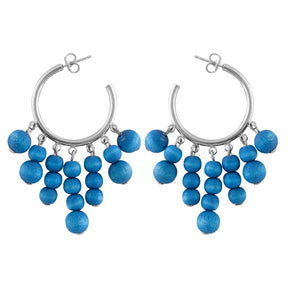 Gisella earrings, blue
