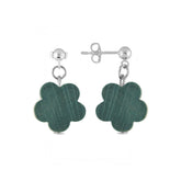 Puistolemmikki earrings, teal